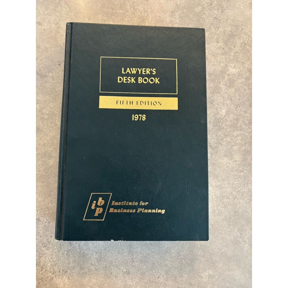 Lawyer’s Desk Book 5th Edition William J Casey Hardcover 1978 HC Very Good Cond